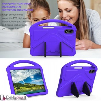 Smūgiams atsparus dėklas su rankena - violetinis (Xiaomi Redmi Pad 2 Pro)